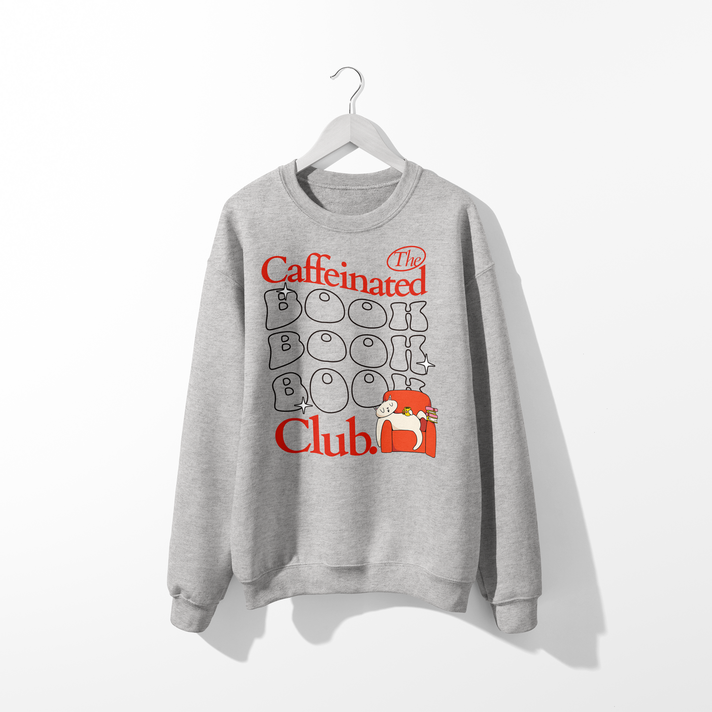 Caffeinated Bookclub Sweatshirt