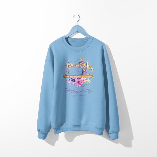 Sewing is my Happy Place Sweatshirt